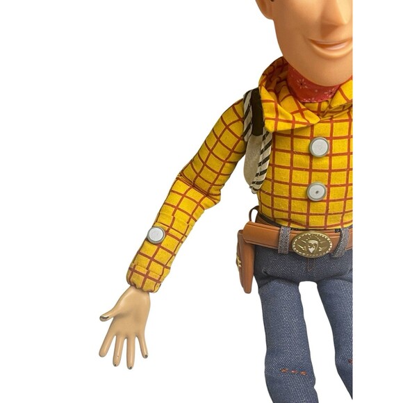 Disney Store Pixar Toy Story Talking Woody Pull String Doll 15" Working - Picture 14 of 16